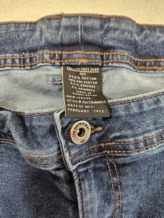 The Perfect Jean NYC Athletic Fit Jeans 42x34 Dark Wash - Picture 5 of 8